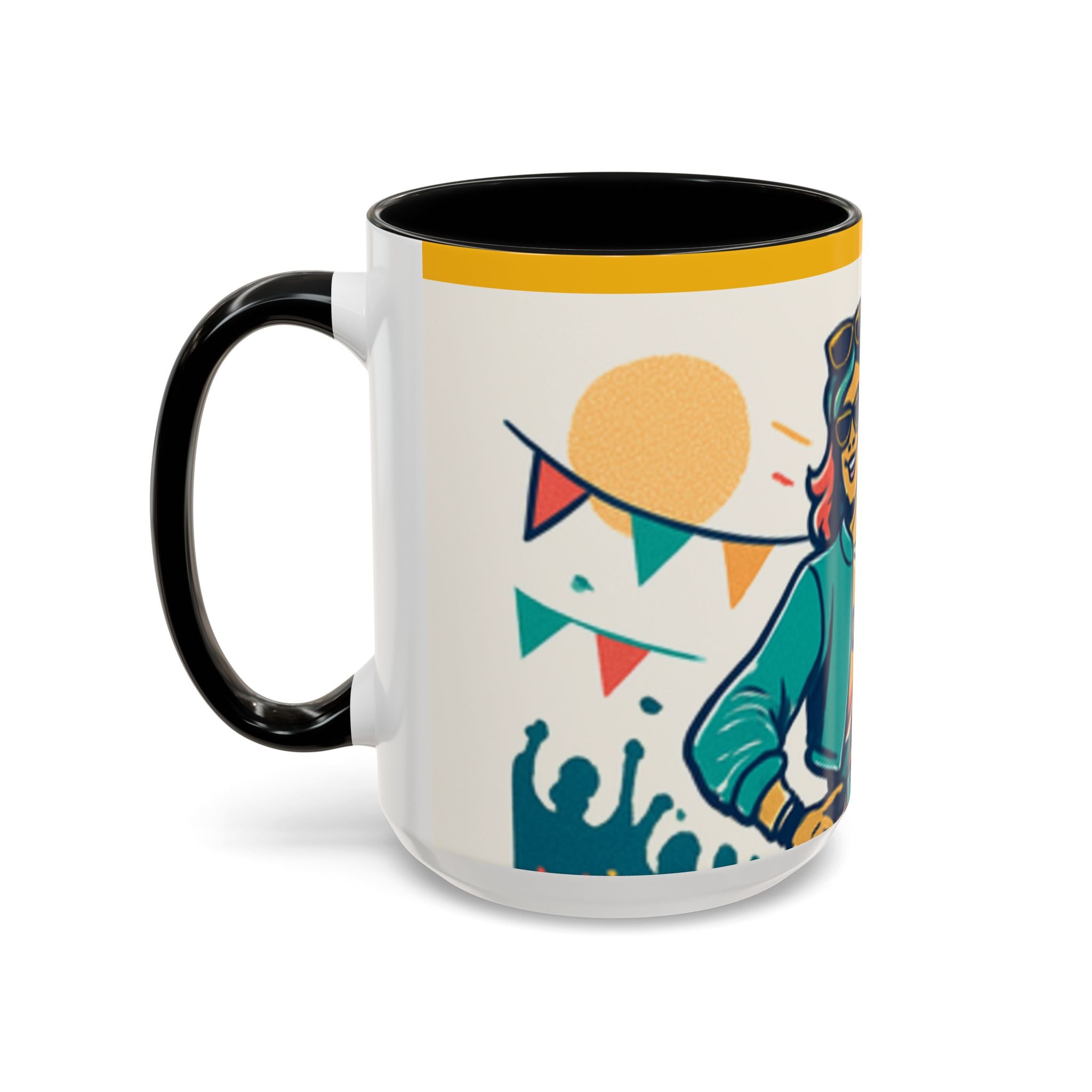 Hooray Accent Ceramic Mug