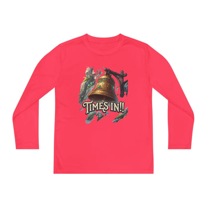 Times In!! Youth Long Sleeve Tee — Vintage Bell Graphic