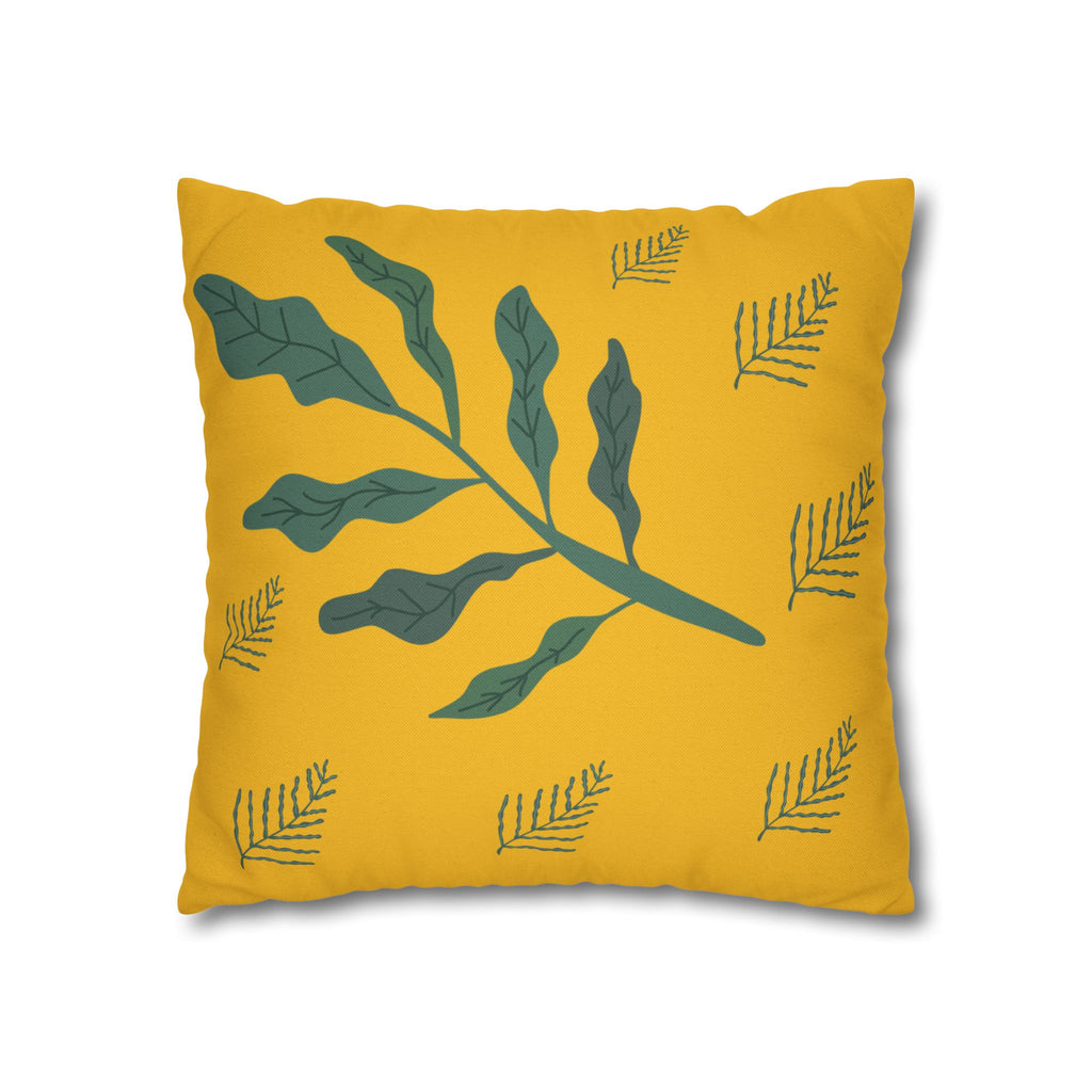Vibrant Floral Square Pillowcase, Cozy Home Decor, Gift, Bedroom Accent, Spring Interior, Flower Cushion Cover