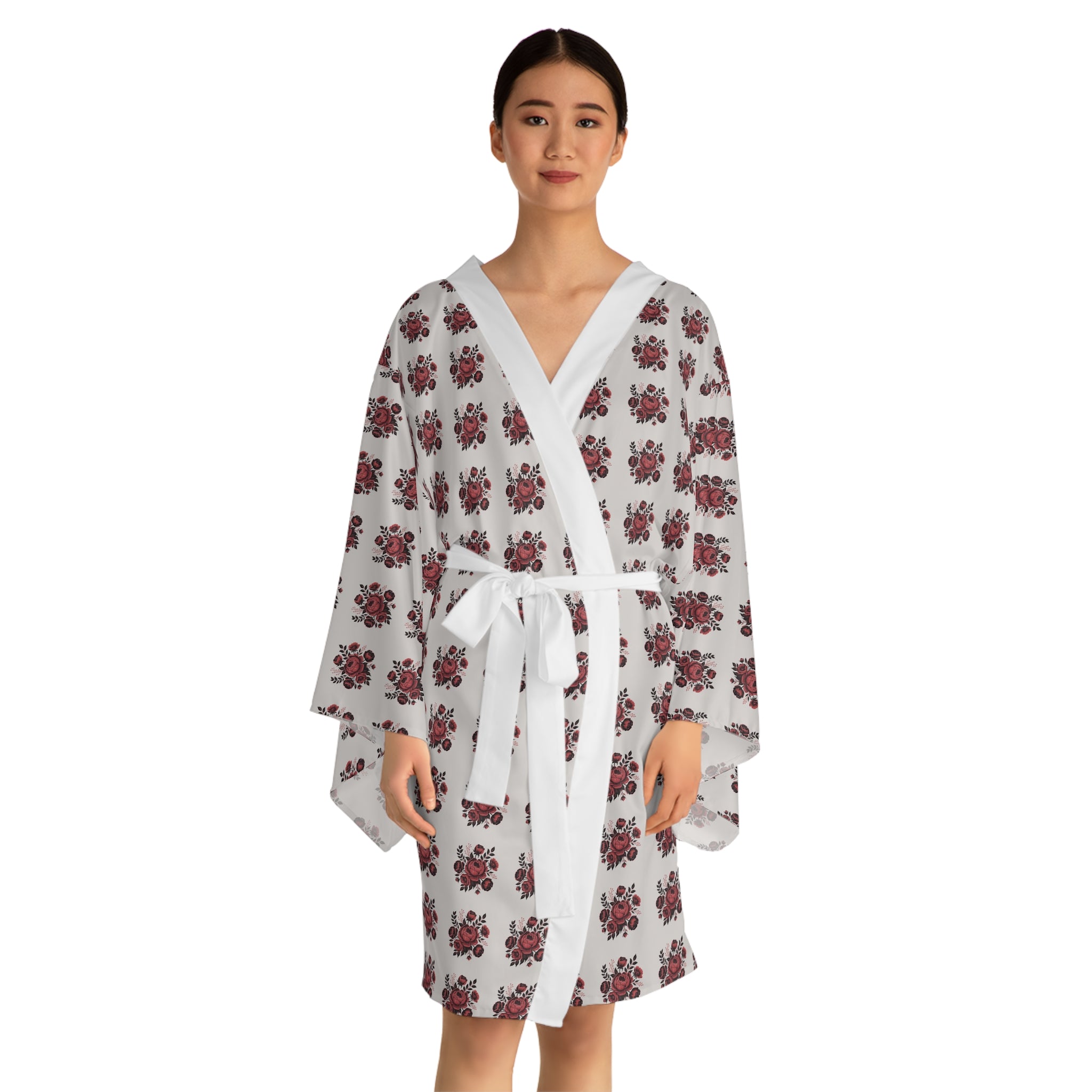Kimono Bath Robe Long Sleeve Kimono Robe | Kimono Robe
