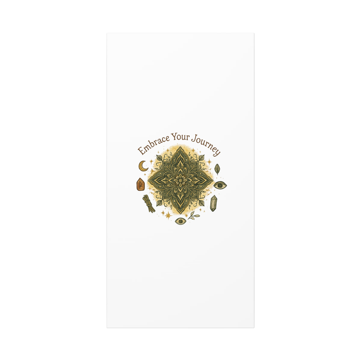 Embrace Your Journey Wall Art — Spiritual Mandala Canvas
