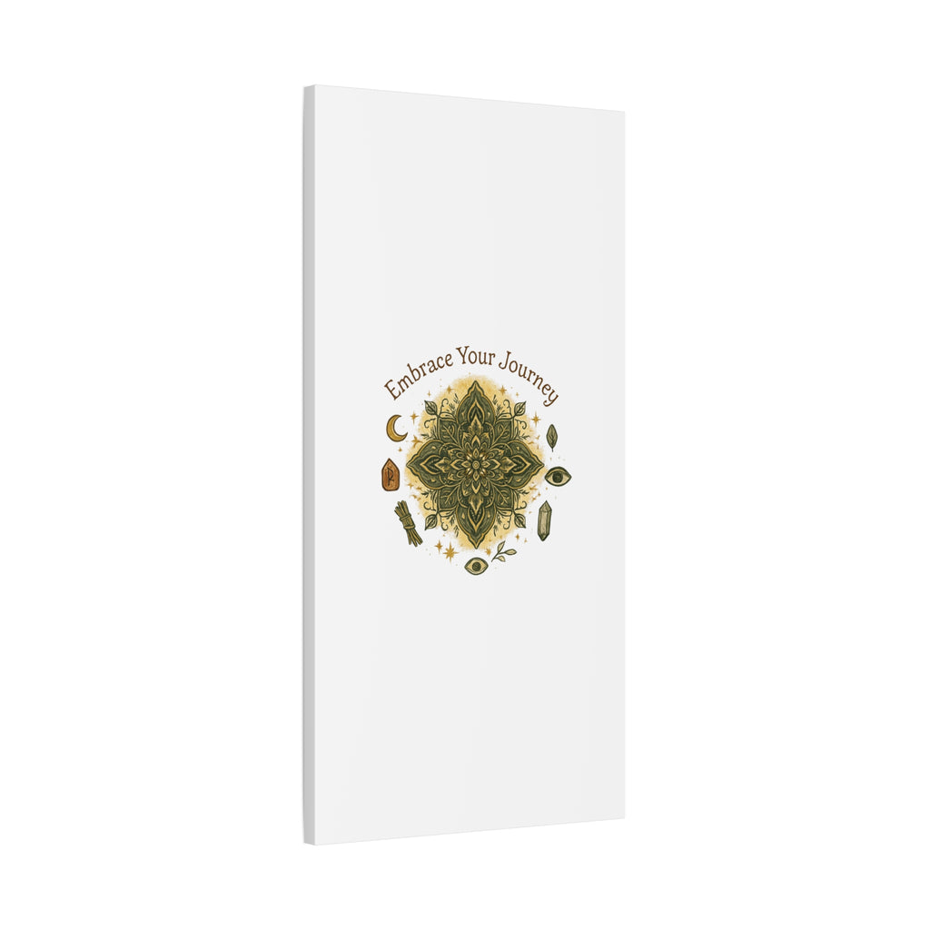 Embrace Your Journey Mandala Canvas | Matte Stretched Wall Art