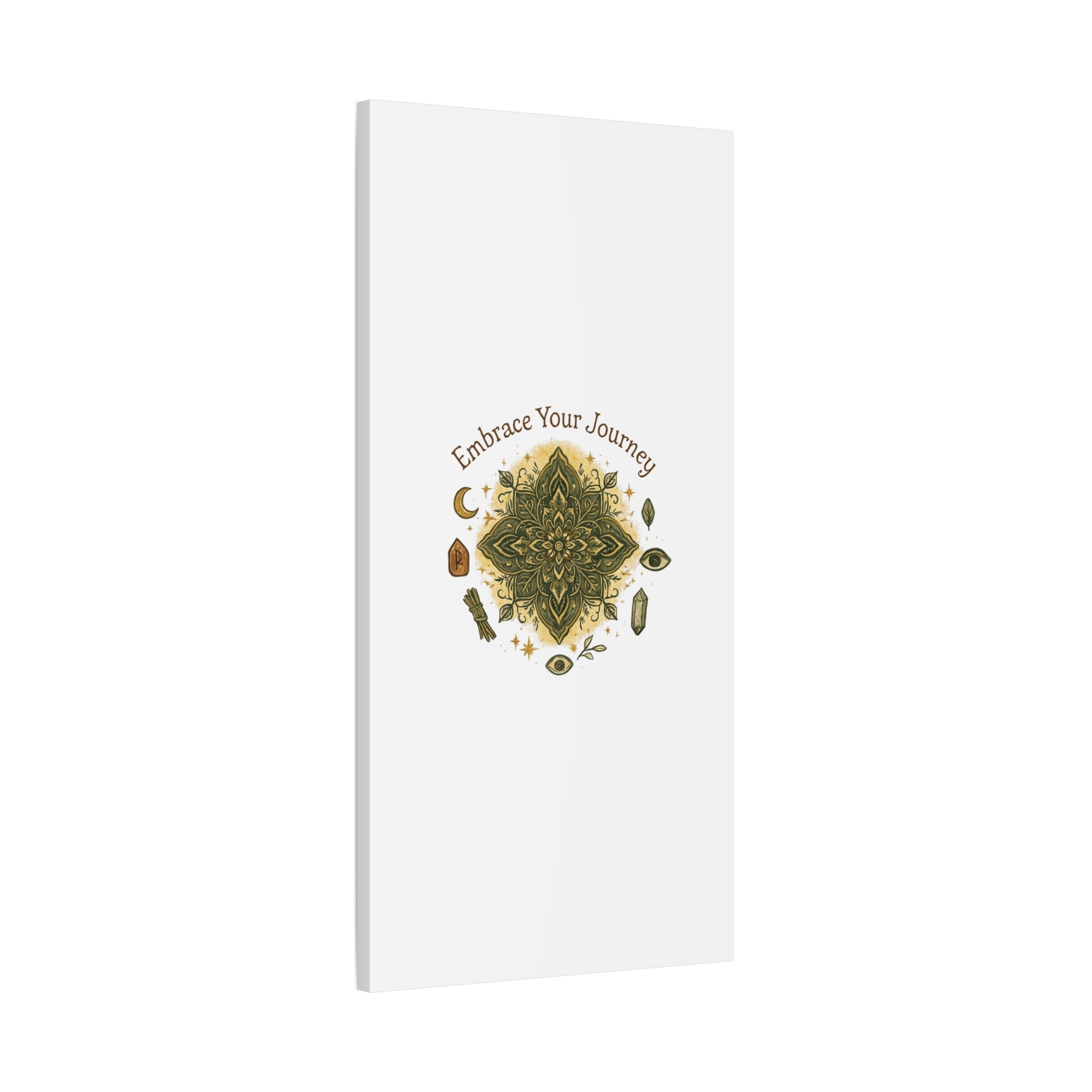 Embrace Your Journey Mandala Canvas | Matte Stretched Wall Art