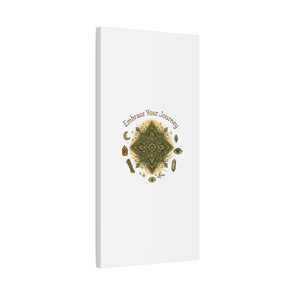 Embrace Your Journey Mandala Canvas | Matte Stretched Wall Art