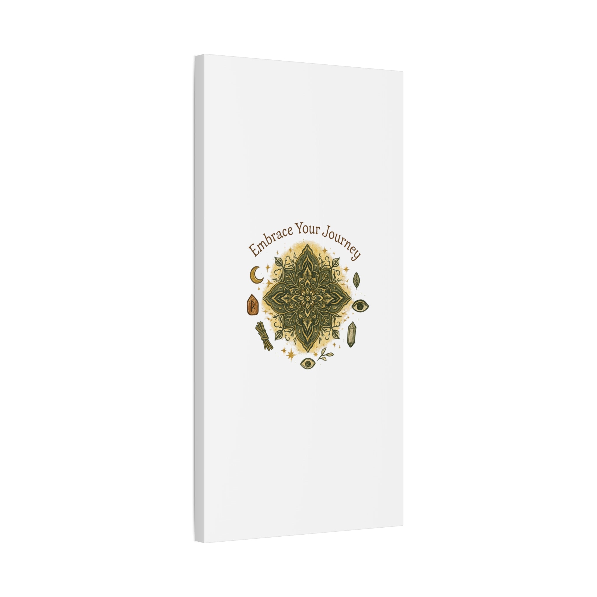 Embrace Your Journey Mandala Canvas | Matte Stretched Wall Art