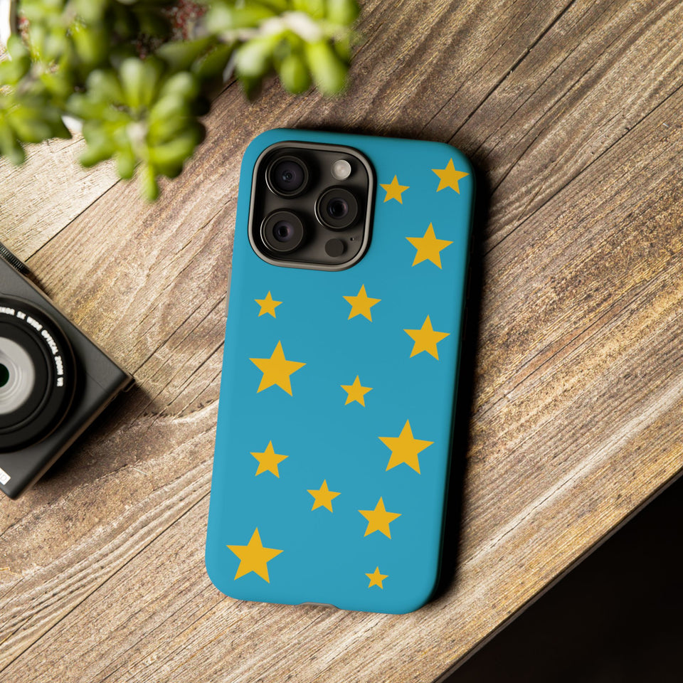 Midnight Sparkle Stars Phone Case | Protective Sparkling Phone Cover