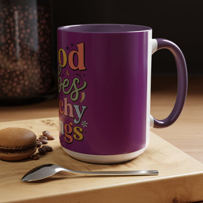 good vibes witchy things coffee mug