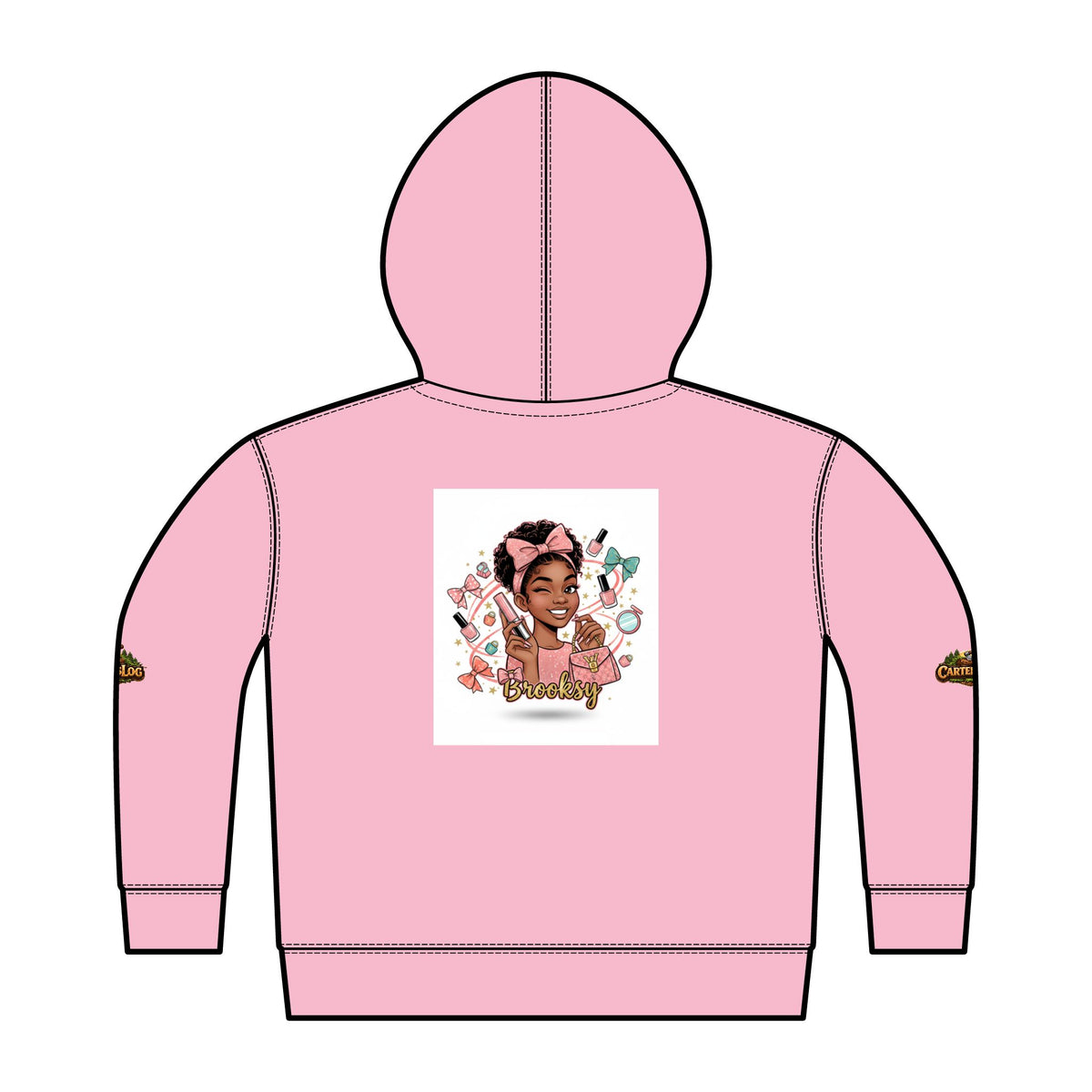 Personalized Toddler Zip Hoodie — Cozy Fleece Jacket