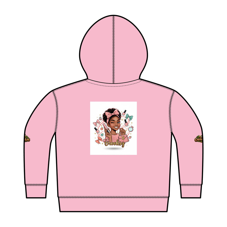 Personalized Toddler Zip Hoodie — Cozy Fleece Jacket