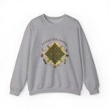 Embrace Your Journey Mandala Crewneck Sweatshirt | Boho Spiritual Meditation