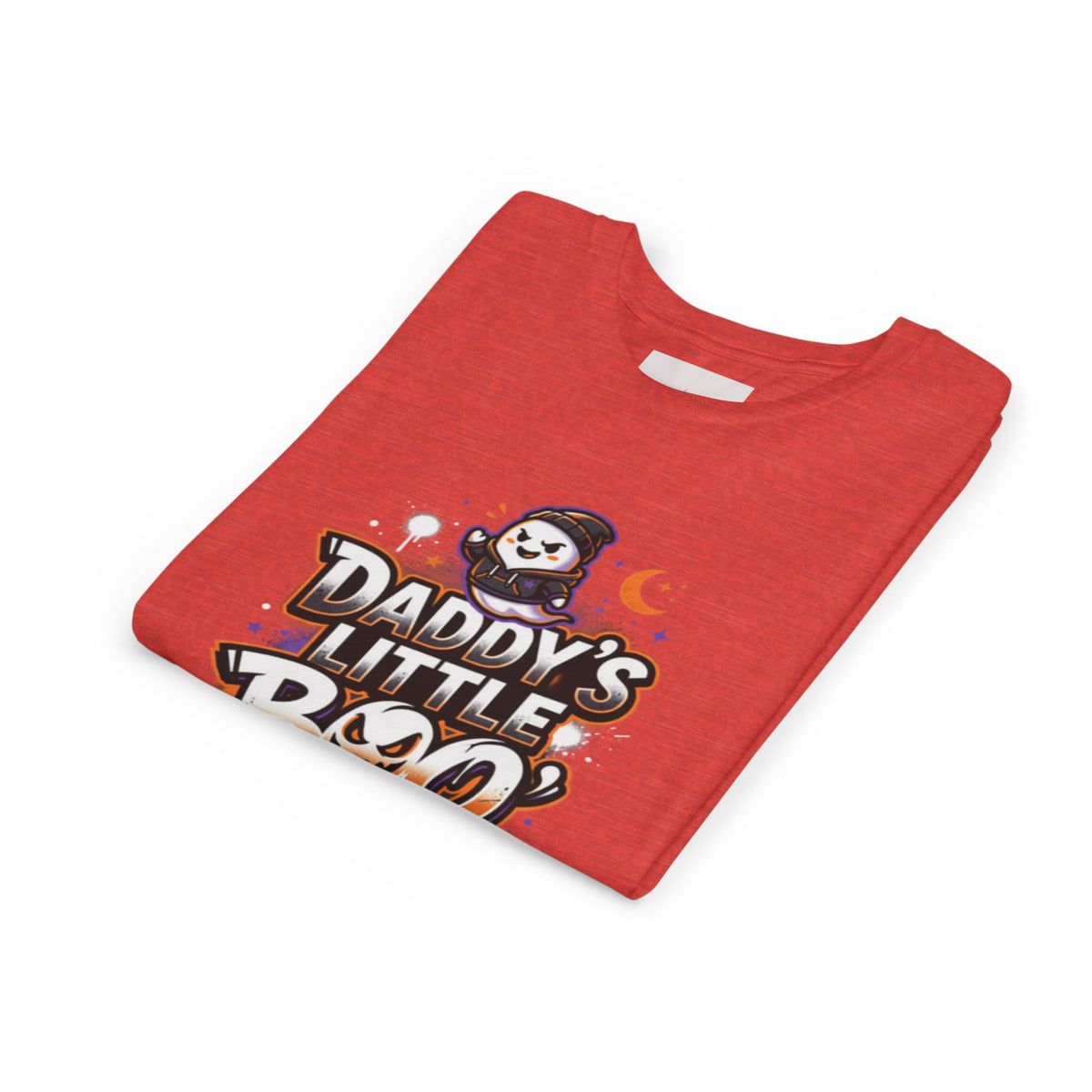 Youth Halloween Tee — “Daddy’s Little Boo” / “Spooky &amp; Unbothered” Kids Costume Shirt