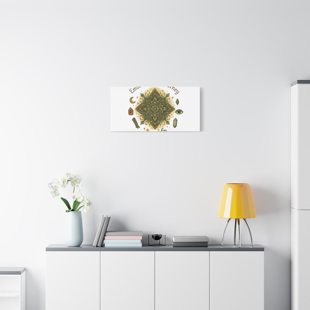 Embrace Your Journey Mandala Canvas | Matte Stretched Wall Art