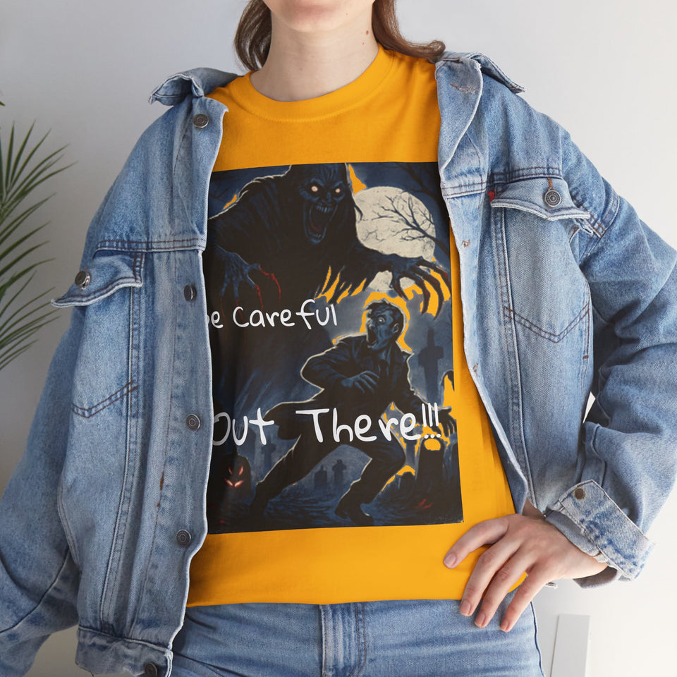 Adult Haunted House Scary Costume Party Tee — Spooky T-Shirt