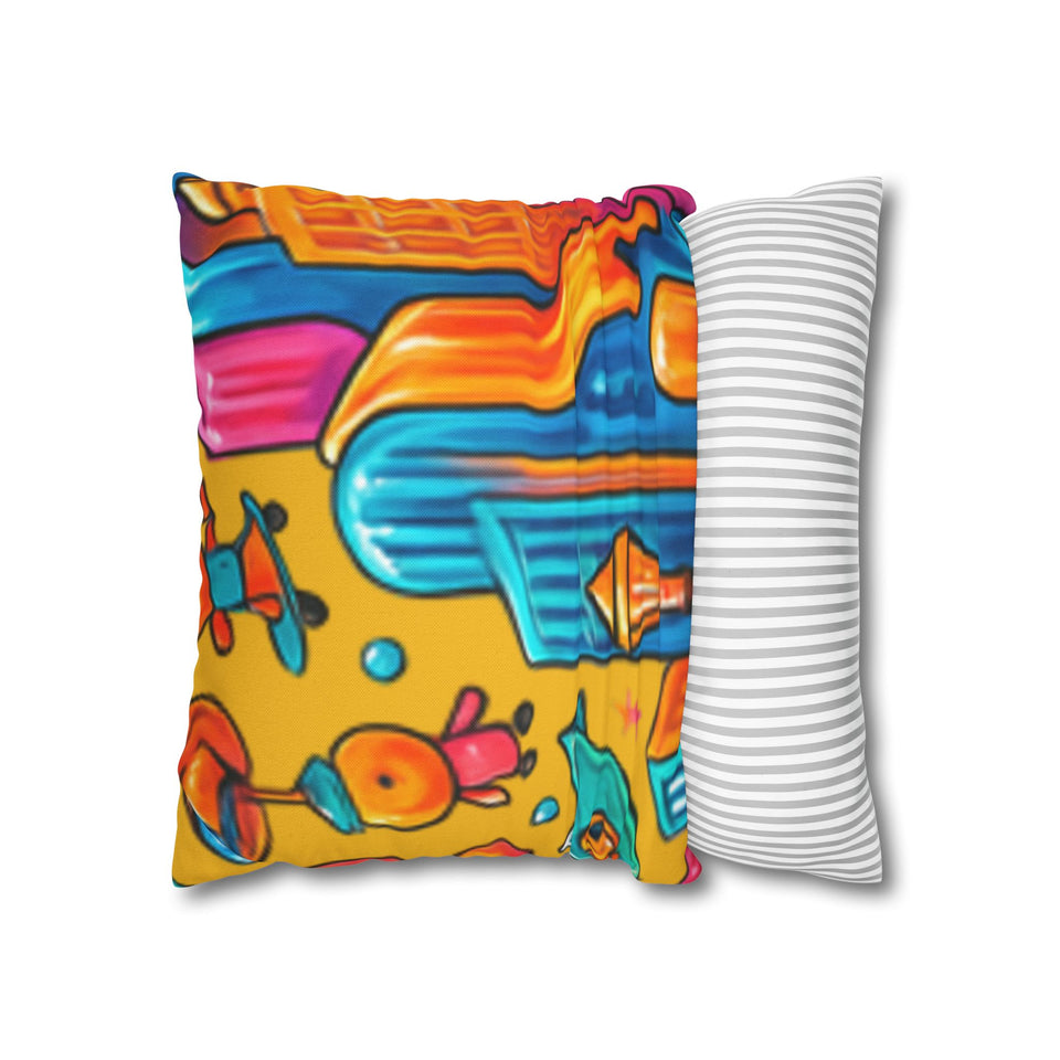 CartersLog Modern Geometric Square Pillowcase – Cozy Home Decor Cushion Cover