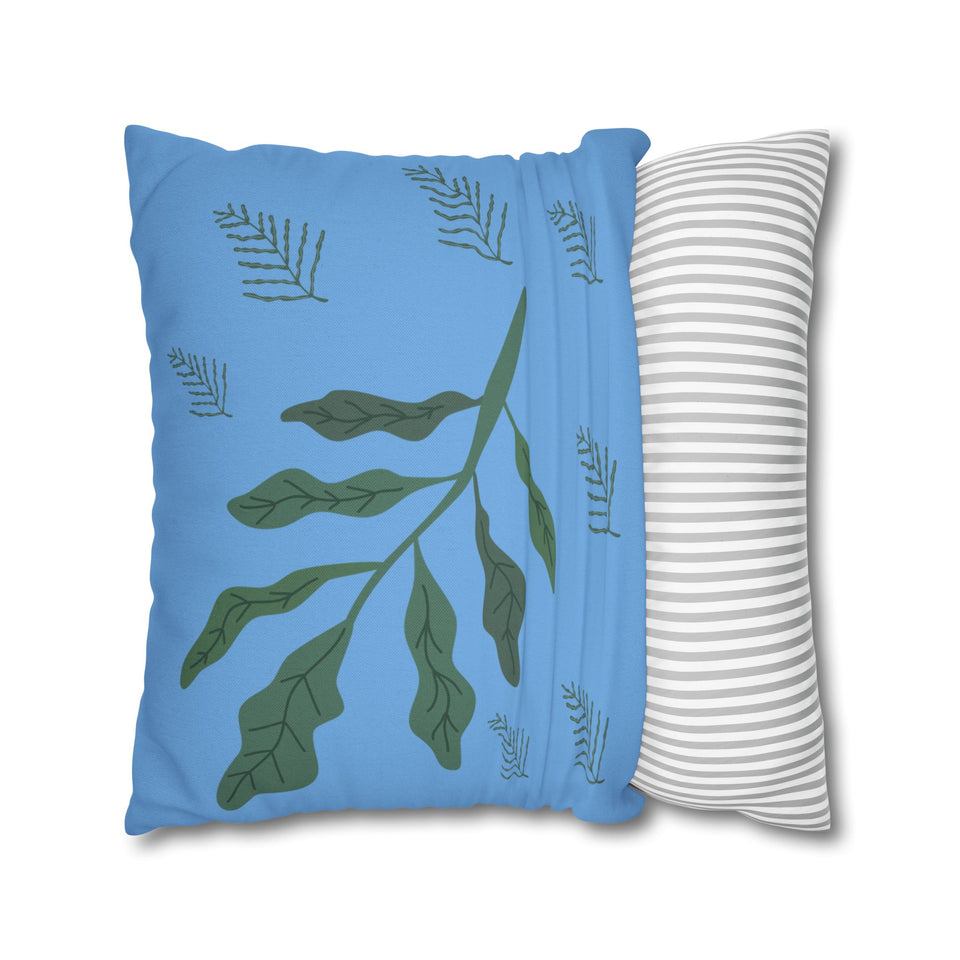 Vibrant Floral Square Pillowcase, Cozy Home Decor, Gift, Bedroom Accent, Spring Interior, Flower Cushion Cover
