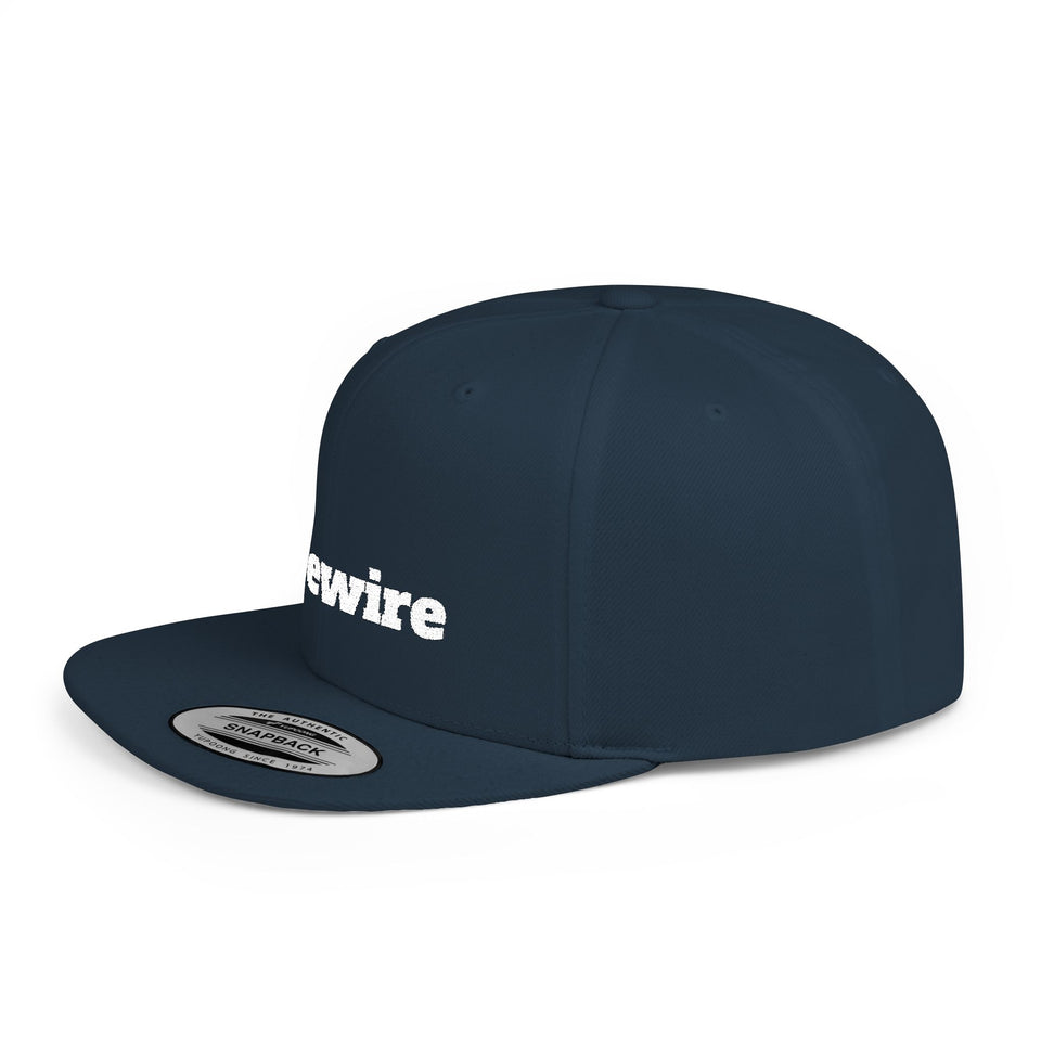 Livewire Flat Bill Snapback Hat | Stylish Casual Cap for Everyday Wear, Perfect for Festivals, Sports, and Street Style