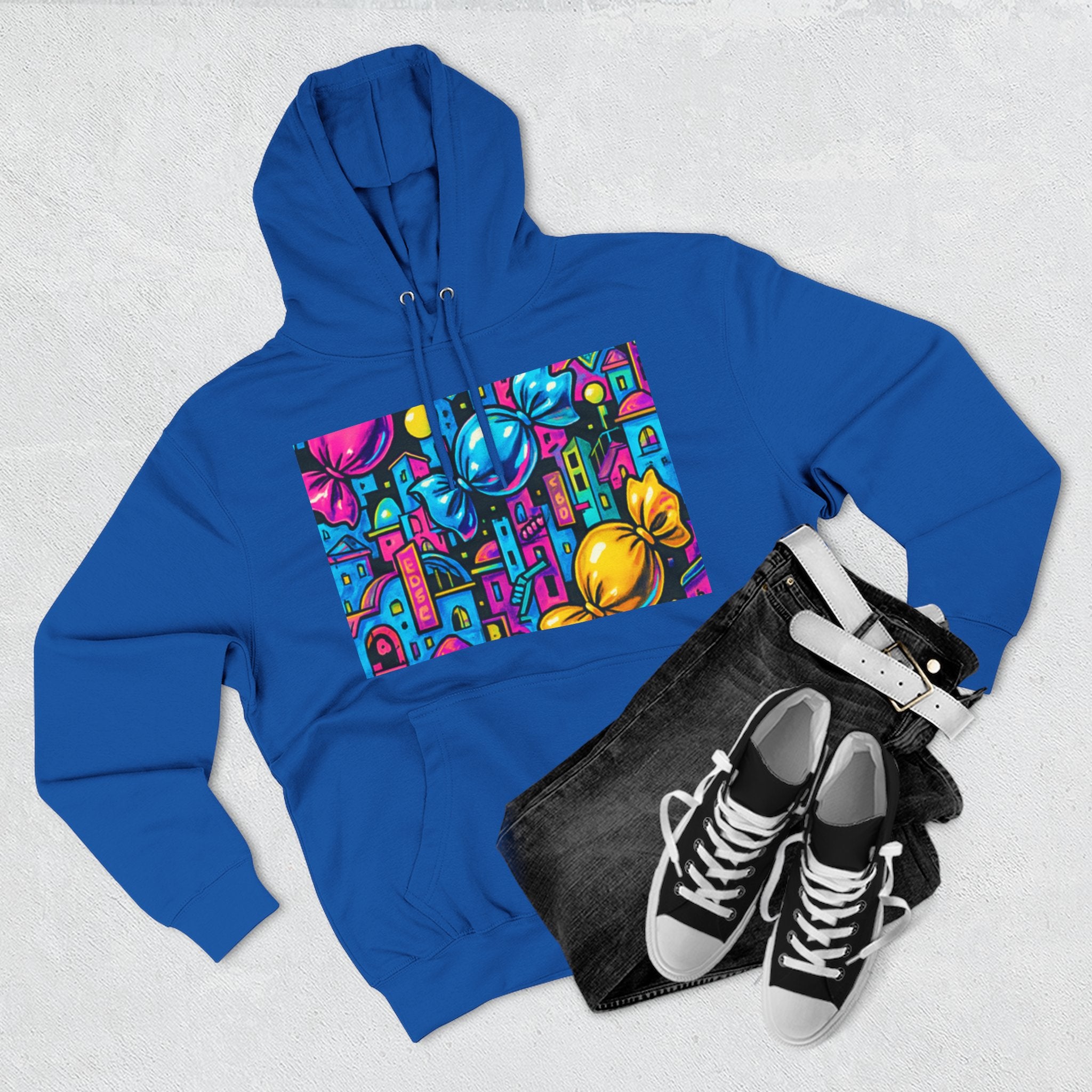 Colorful Candy City hoodie | Graphic Hoodie