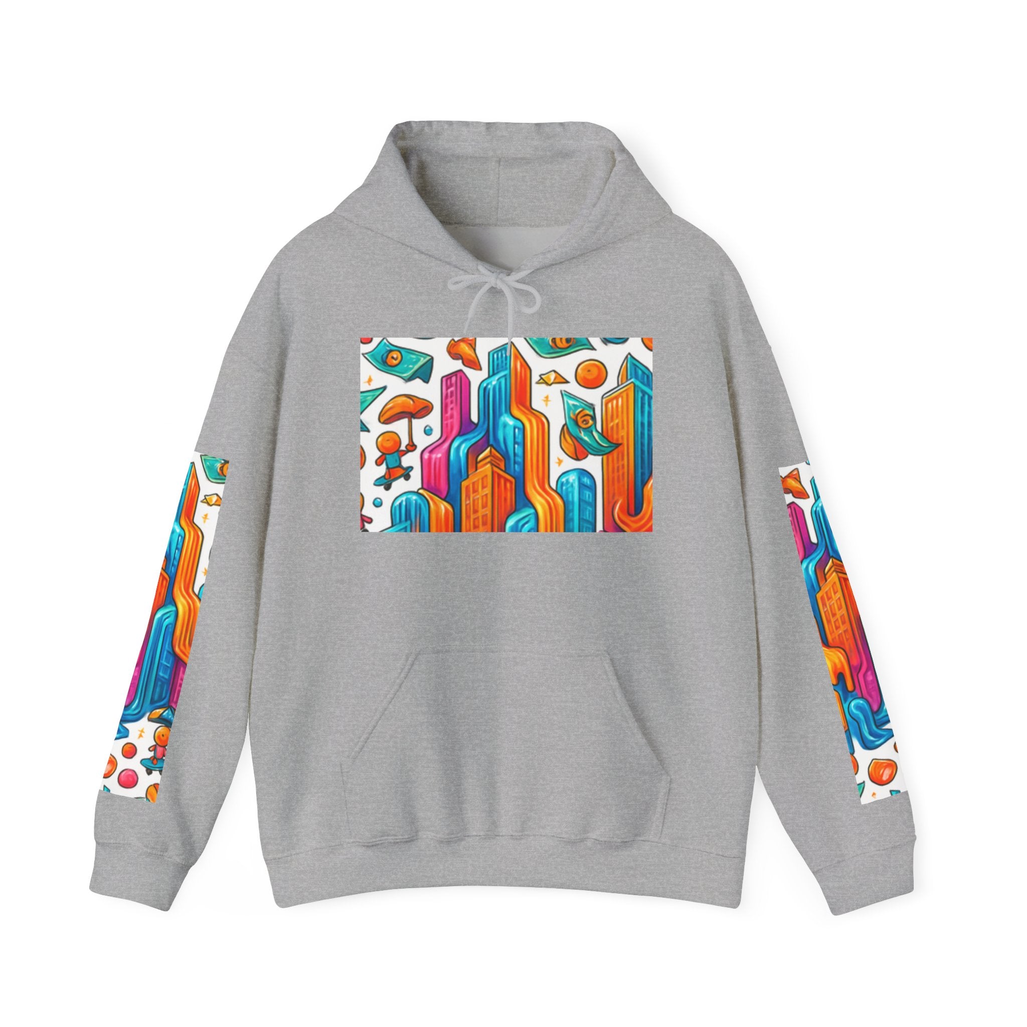 Designed Hooded Sweatshirt, Graphic Hoodie, Cozy Pullover, Men's/Women's Winter Clothing, Gift for Him/Her