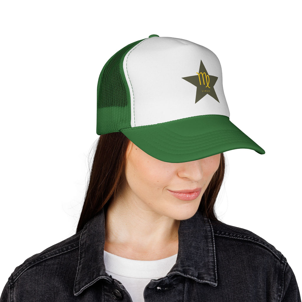 Virgo Star Trucker Hat – Zodiac Astrology Cap