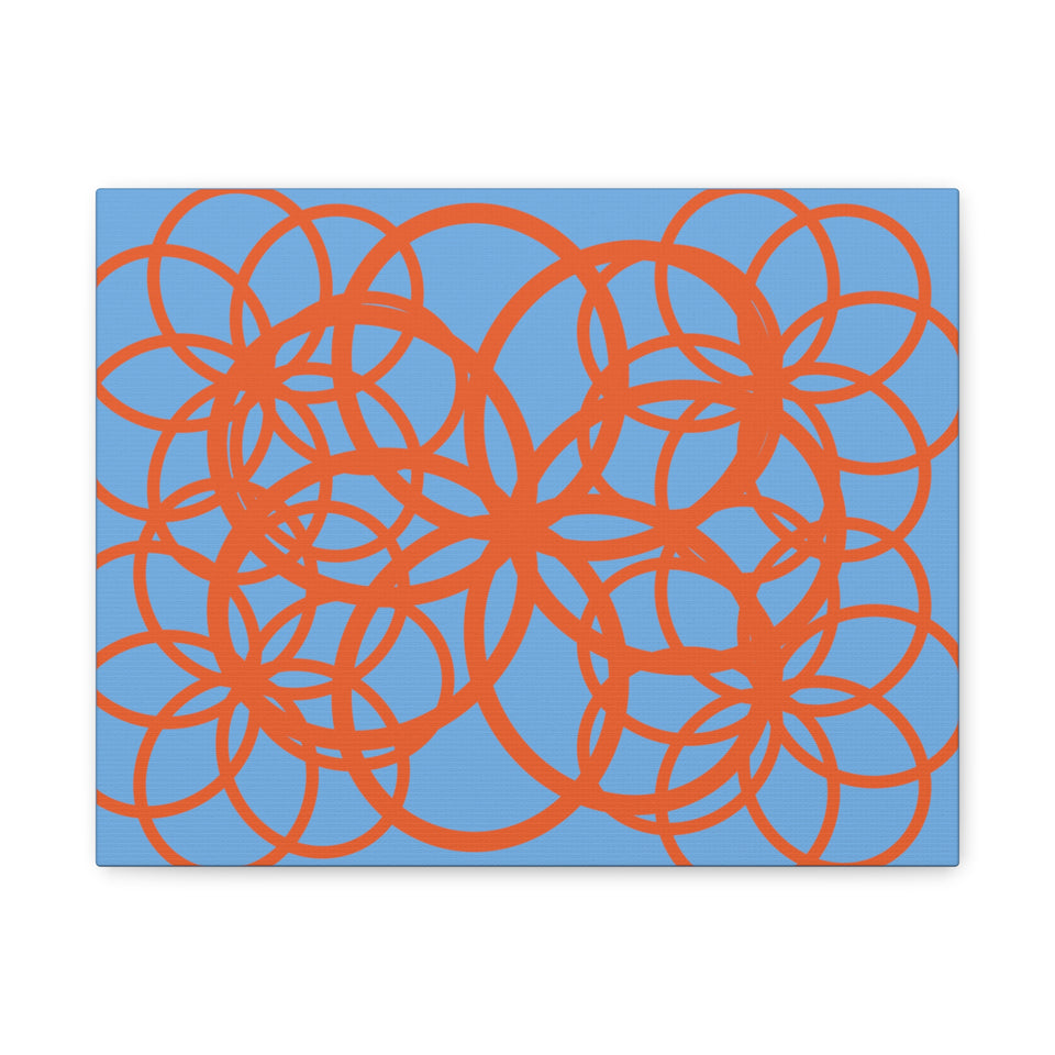 Abstract Canvas Wall Art – Cool Shapes Modern Geometric Decor