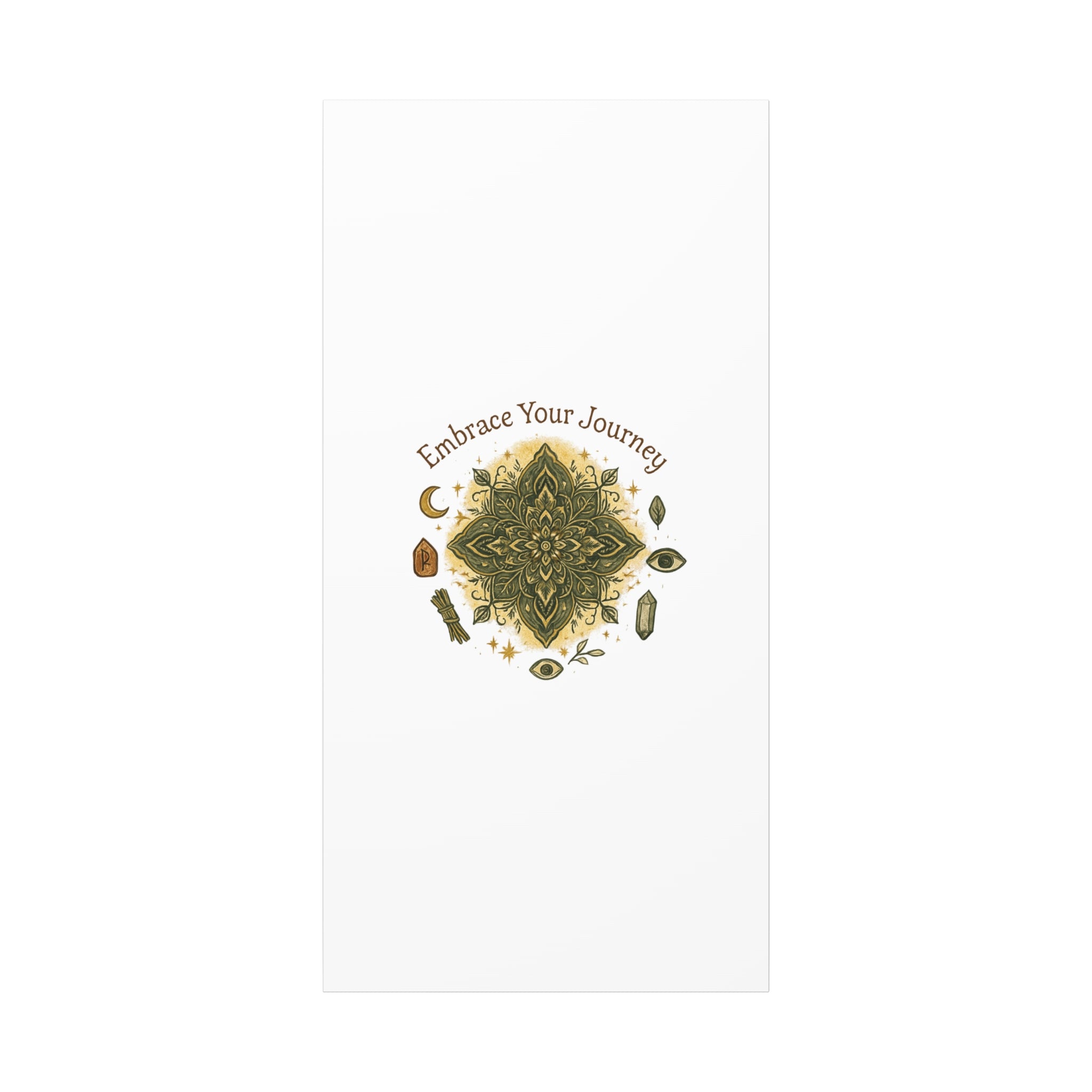 Embrace Your Journey Mandala Canvas | Matte Stretched Wall Art