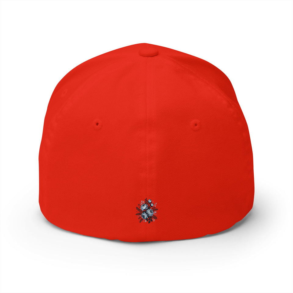 Embroidered Floral Baseball Cap — Serenity Calm Hat