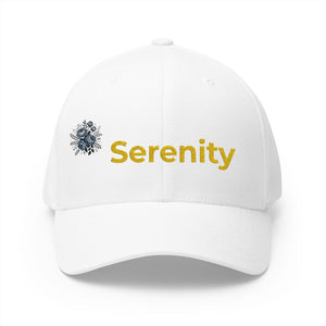 Embroidered Floral Baseball Cap — Serenity Calm Hat