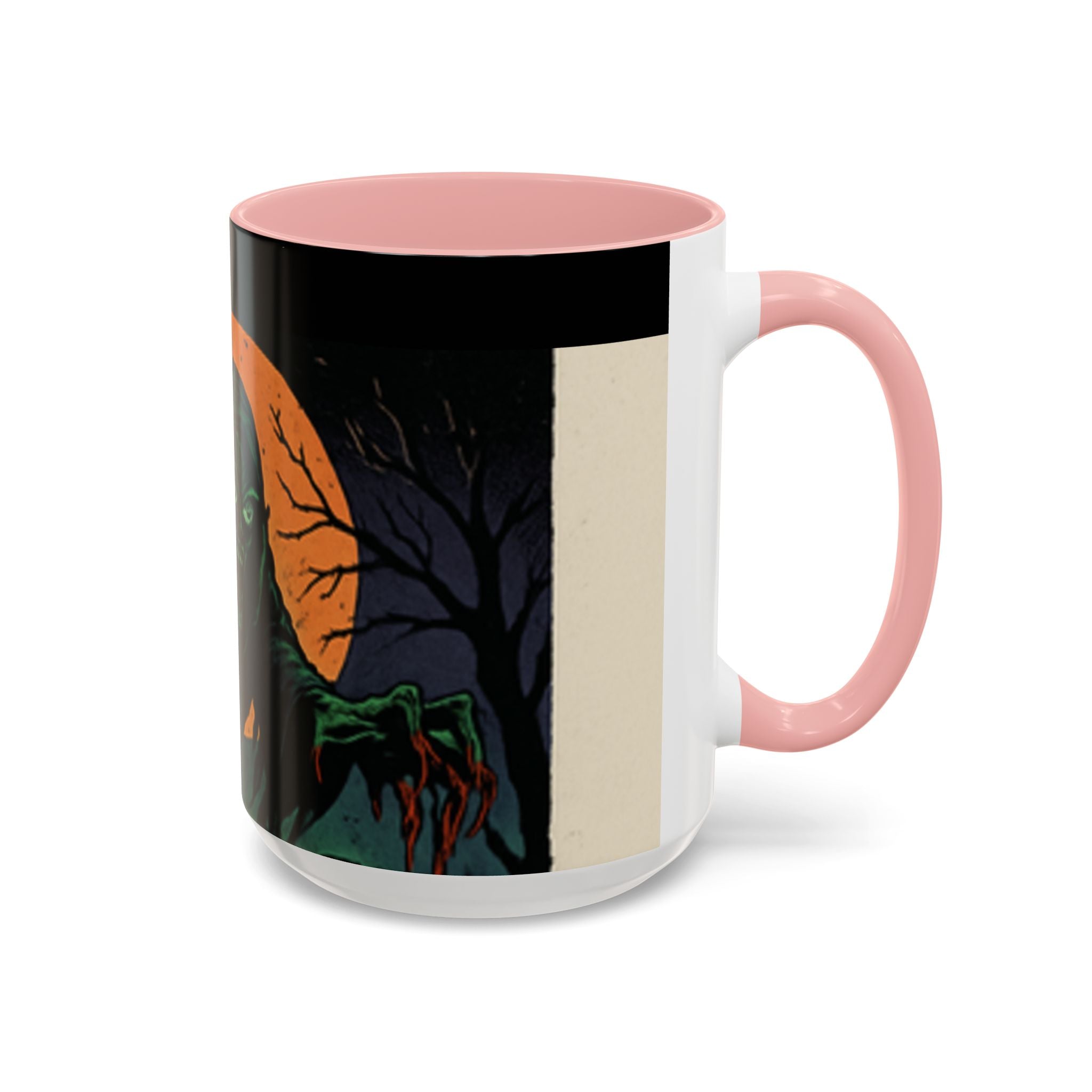 Spooky Goule Accent Coffee Mug — Cozy October Autumn Vibes (11/15oz)