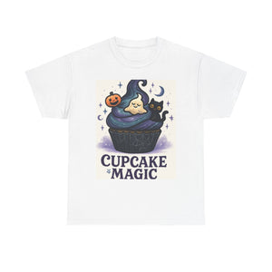 Adult Spooky Scary Cupcake T-Shirt | Cute Halloween Tee