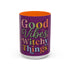 good vibes witchy things coffee mug