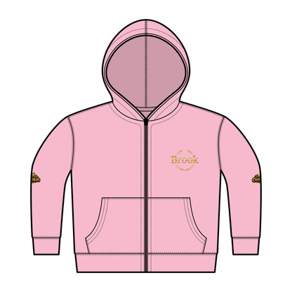 Personalized Toddler Zip Hoodie — Cozy Fleece Jacket
