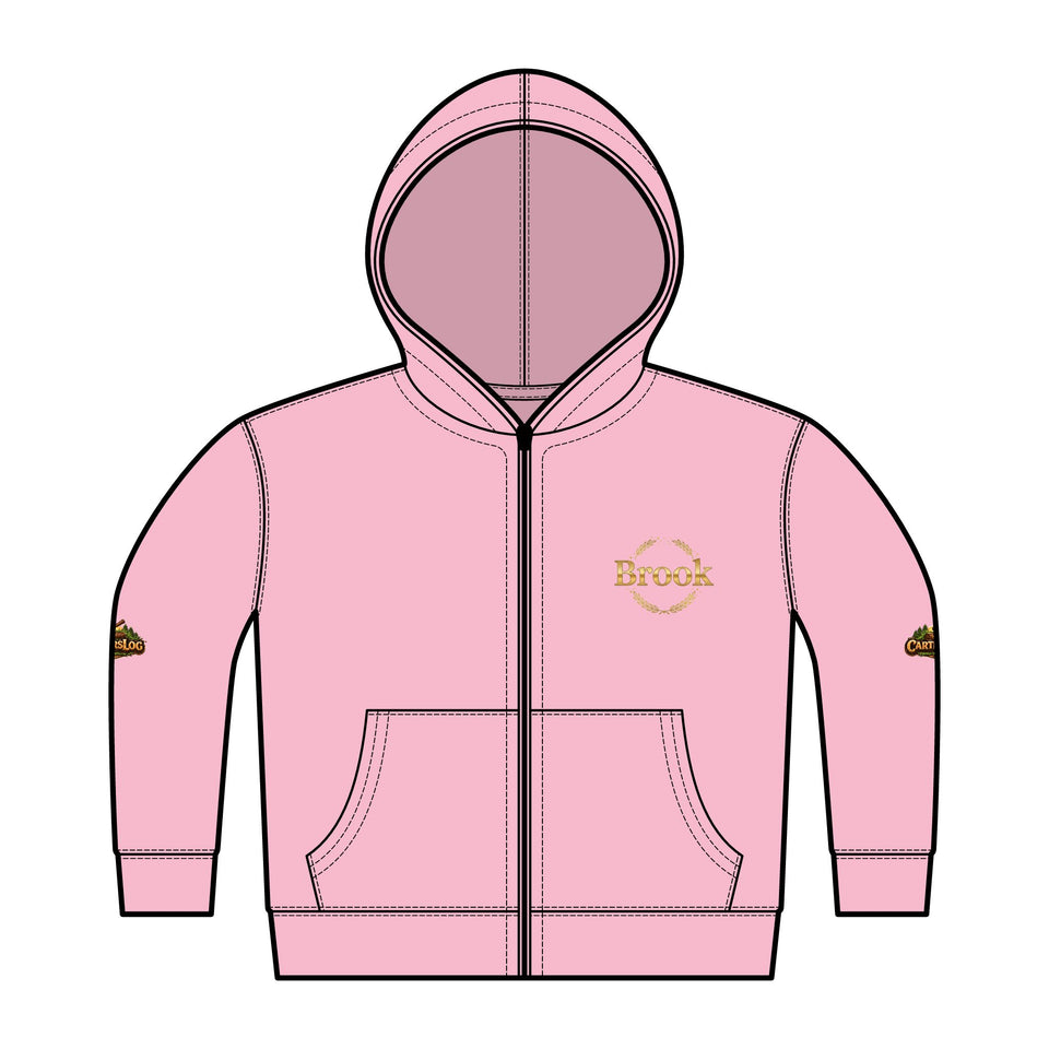 Personalized Toddler Zip Hoodie — Cozy Fleece Jacket