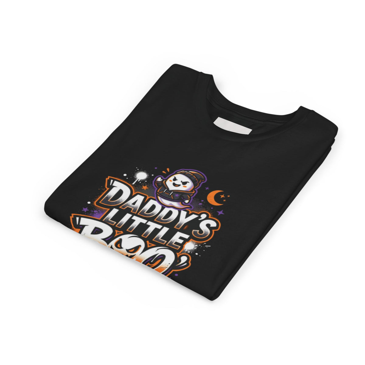 Youth Halloween Tee — “Daddy’s Little Boo” / “Spooky &amp; Unbothered” Kids Costume Shirt