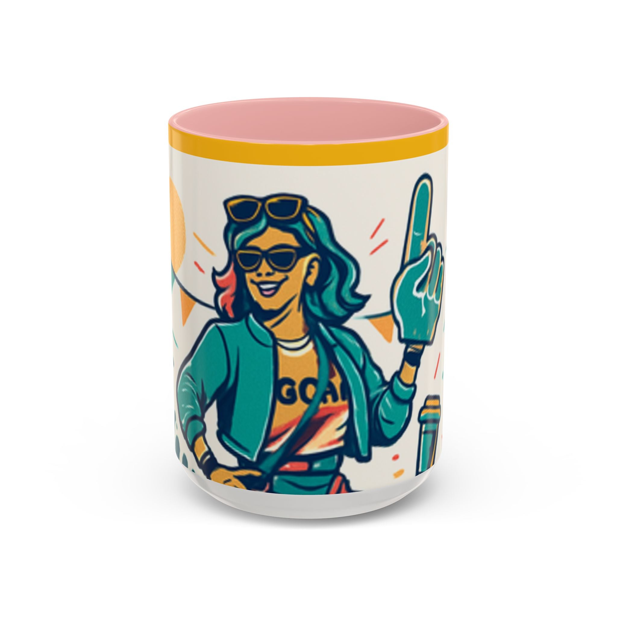 Hooray Accent Ceramic Mug
