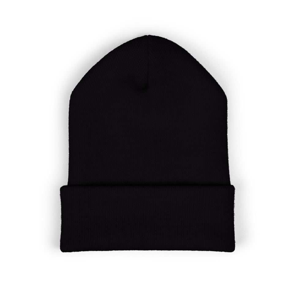 Taurus Beanie – Embroidered Floral Zodiac Winter Hat