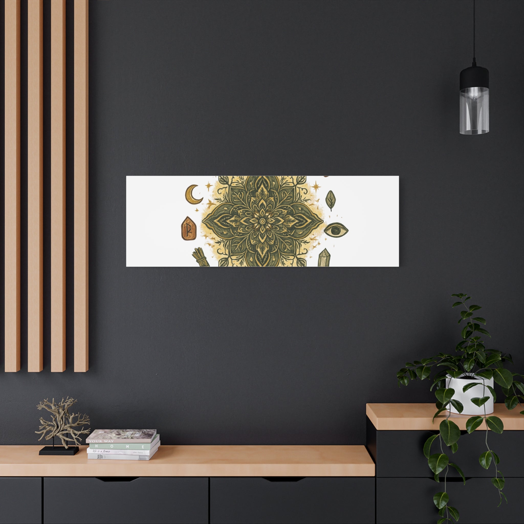 Embrace Your Journey Mandala Canvas | Matte Stretched Wall Art