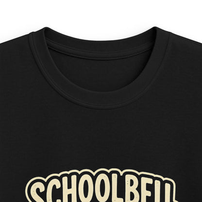 Schoolbell Rocks kids graphic T-shirt for school days