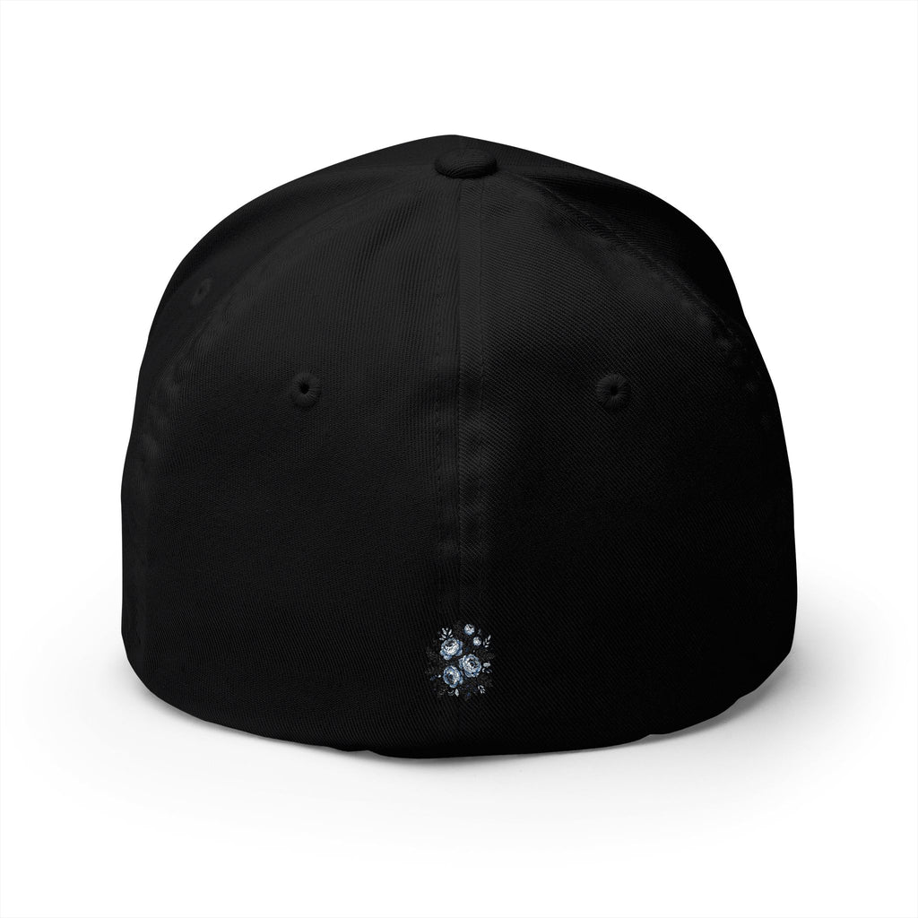 Serenity Embroidered Cap — Floral Calm Baseball Hat