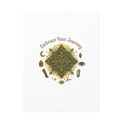 Embrace Your Journey Wall Art — Spiritual Mandala Canvas