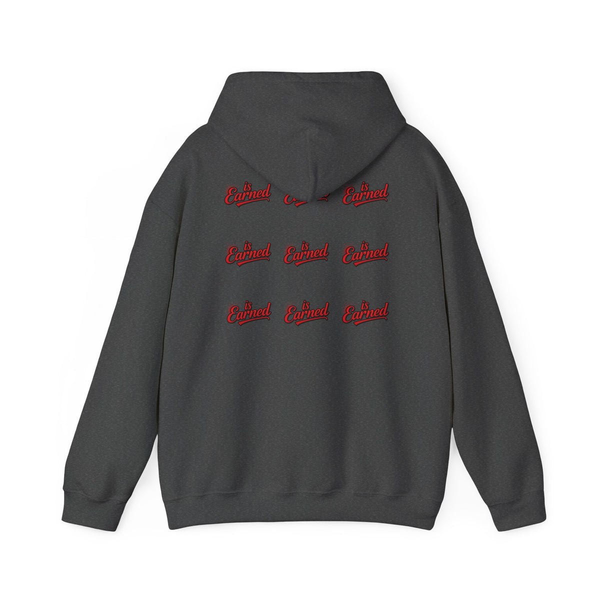 Respect Is Earned Hoodie — Retro Script Motivational Sweatshirt