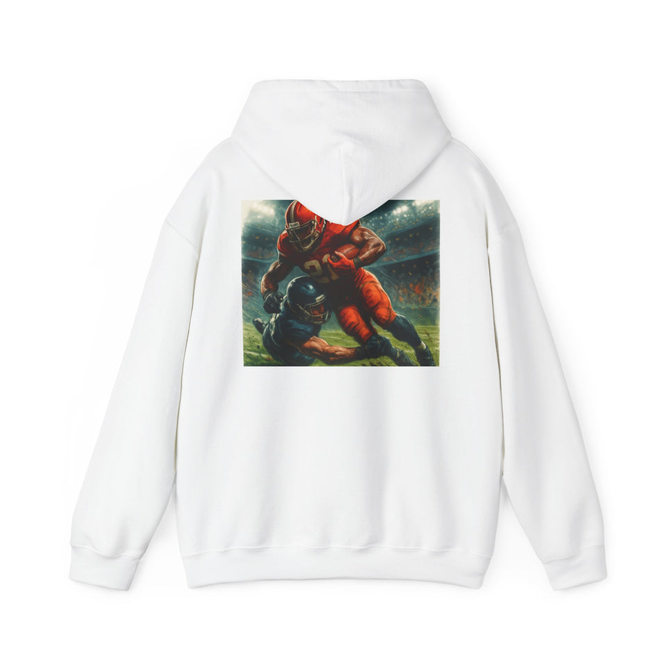Football Warrior Hoodie – Game Day Sports Sweatshirt