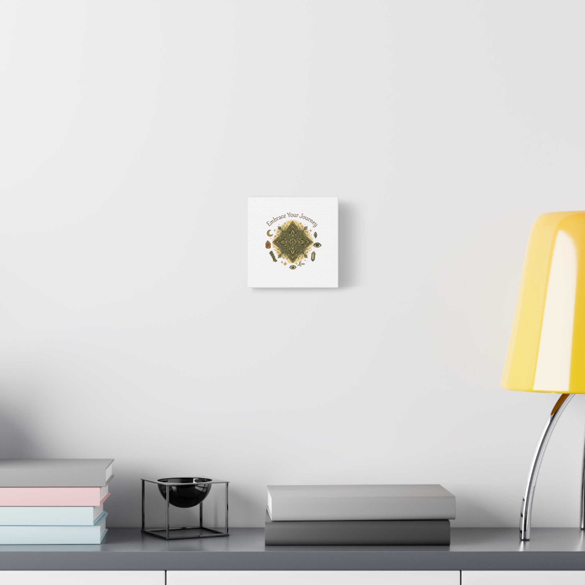 Embrace Your Journey Mandala Canvas | Matte Stretched Wall Art