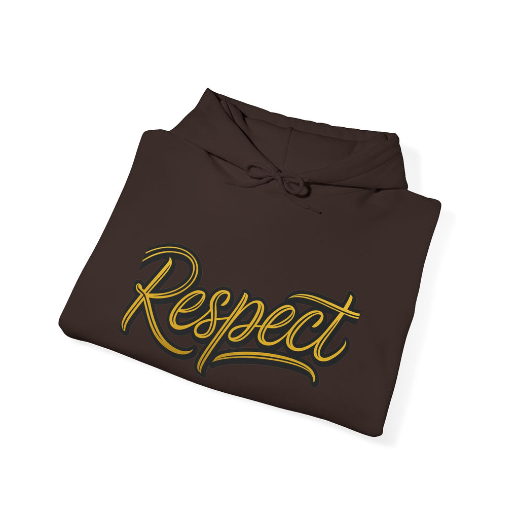 Respect Is Earned hoodie | Script varsity style sweatshirt