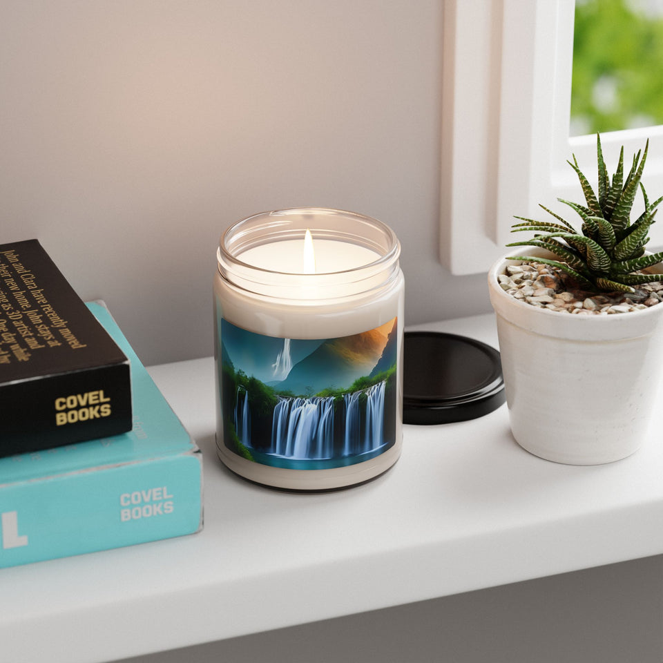 Relaxing Waterfall Scented Soy Candle