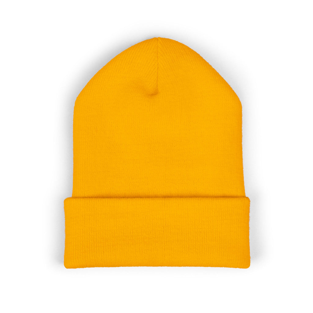 Embroidered Floral 'Taurus' Cuffed Beanie — Zodiac Winter Hat