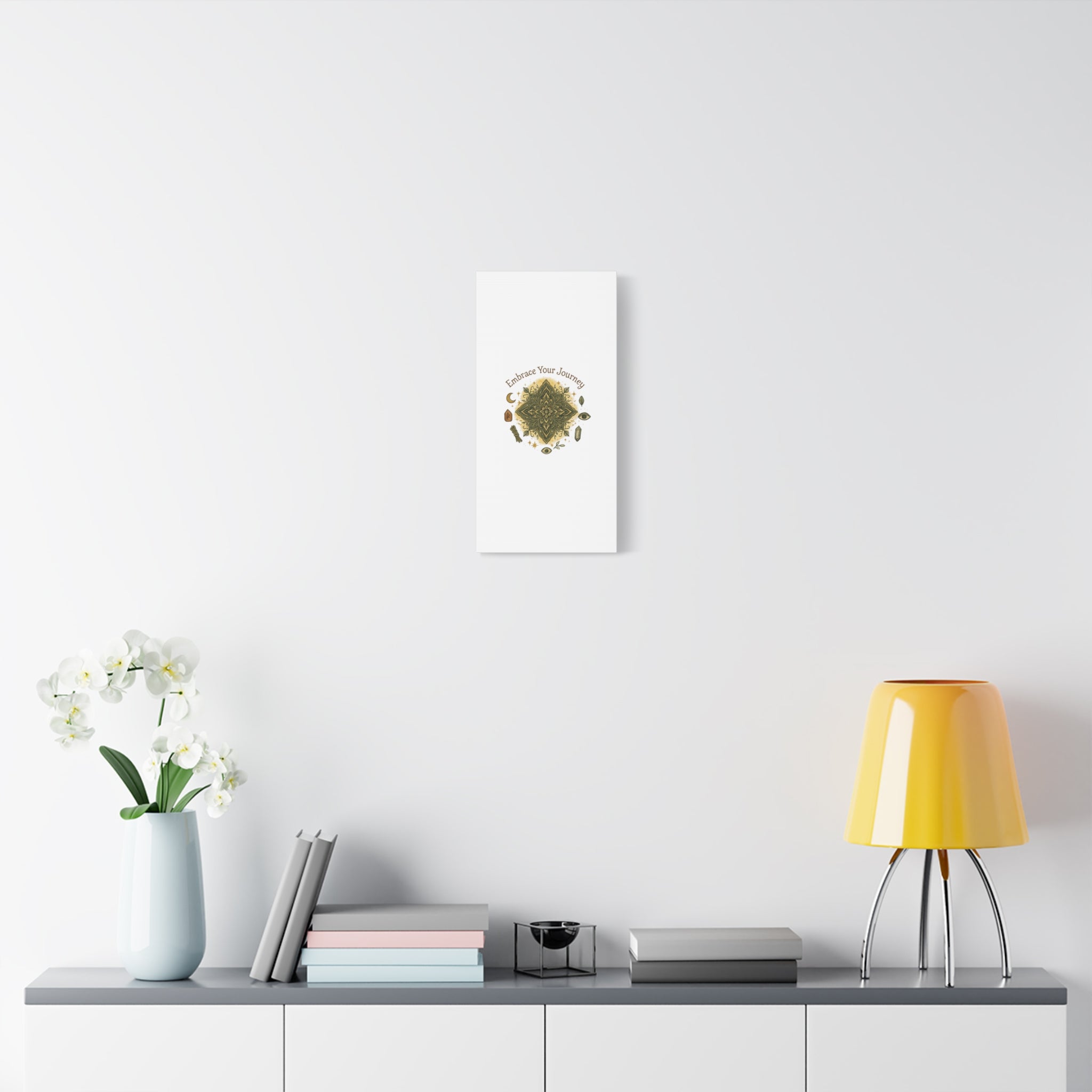 Embrace Your Journey Mandala Canvas | Matte Stretched Wall Art