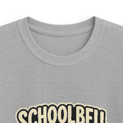 Schoolbell Rocks kids graphic T-shirt for school days
