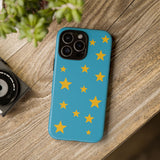 Midnight Sparkle Stars Phone Case | Protective Sparkling Phone Cover