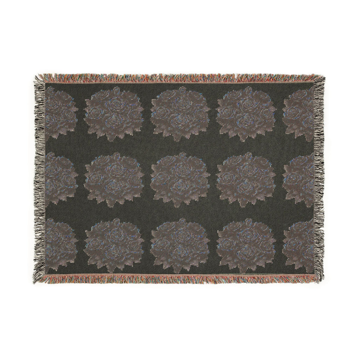 Sunflower Pattern Woven Blanket