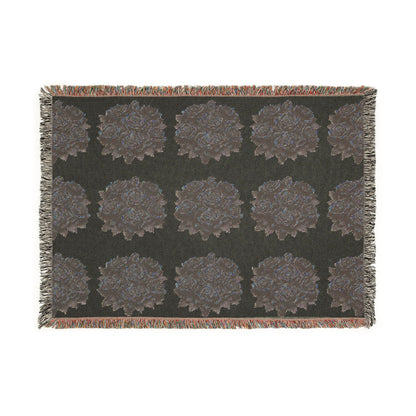 Sunflower Pattern Woven Blanket